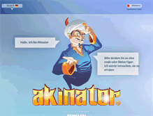Tablet Screenshot of de.akinator.com
