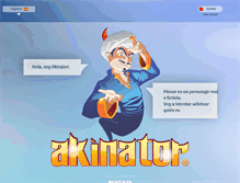 Tablet Screenshot of es.akinator.com